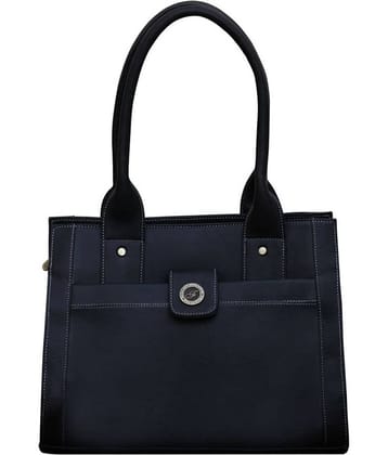 Fostelo Shoulder Bag Faux Leather Set of 1 ( Black )