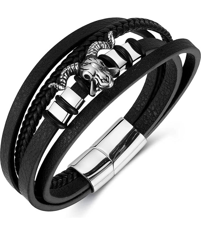 Thrillz Black Bracelet ( Pack of 1 )