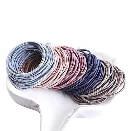 Soft Cotton Hair Ties for Women - No Damage Elastic Hair Bands - Durable Rubber Band for Women - Ideal Ponytail Holders - Comfortable Hair Accessories - Gentle on All Hair