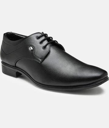 Action - Black Men's Derby Formal Shoes