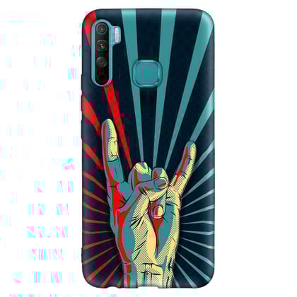 Hand in Rock S5 Premium Embossed Mobile cover