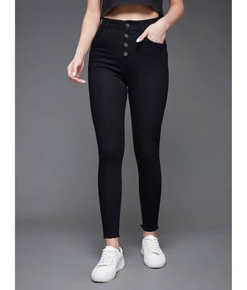 Miss Chase - Black Denim Skinny Fit Women's Jeans ( Pack of 1 )