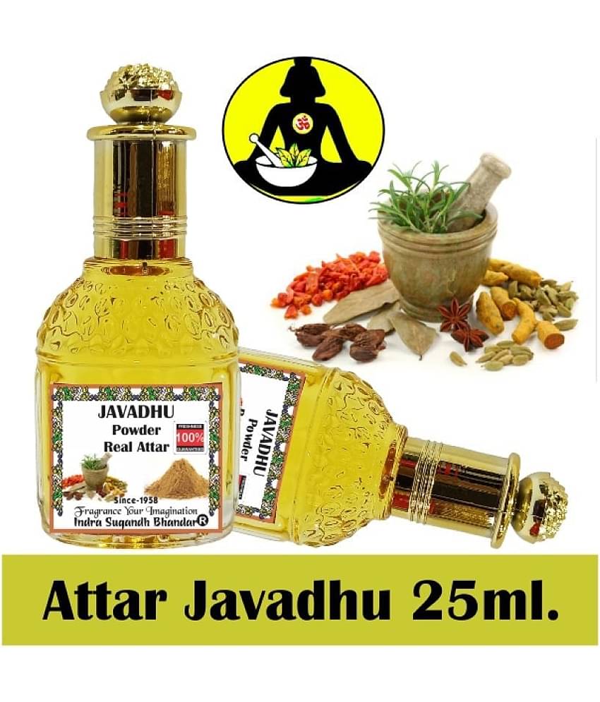 INDRA SUGANDH BHANDAR - Javadhu Powder (Indian Javadhu Beige) Attar For Men & Women 25ml Pack Of 1