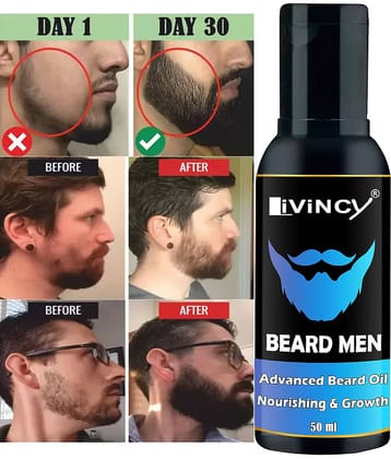 LIVINCY Argan Oil For a Shiny Beard Beard Oil 50 ml