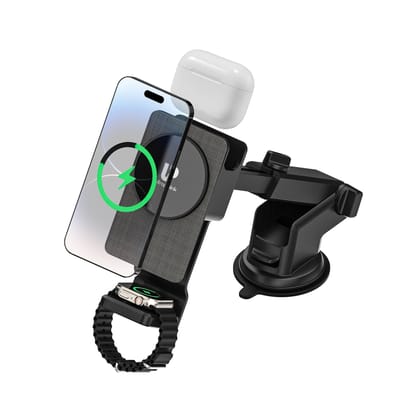 Vylis Auto 20W Mag-Safe Wireless 3-in-1 Car Charger UM1140 Vylis Auto 20W Mag-Safe Wireless 3-in-1 Car Charger UM1140