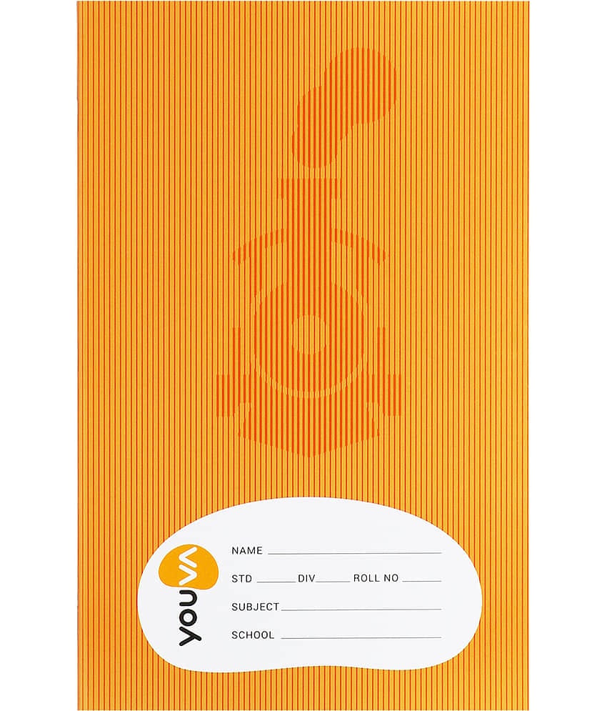 Navneet Youva Soft Bound Brown Cover Long Book 17x27 cm Sketch (1 Side SL / 1 Side PL) 172 Pages - Pack of 12