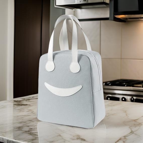 Happy Face Insulated Lunch Bag - Stylish & Functional!