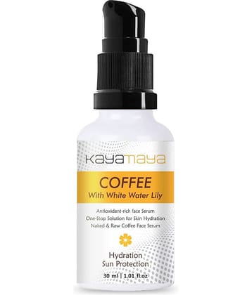 Coffee Face Serum with Hyaluronic Acid, Vitamin E, for Sun Protection, All Skin Types