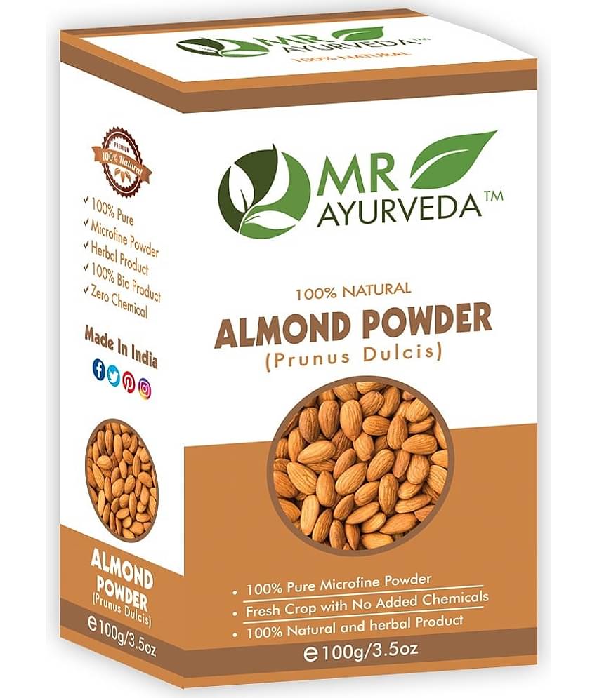 MR Ayurveda Almond Peel Powder Face Pack Masks 100 gm
