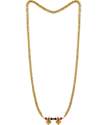 JIPPA - Golden Mangalsutra ( Pack of 1 )