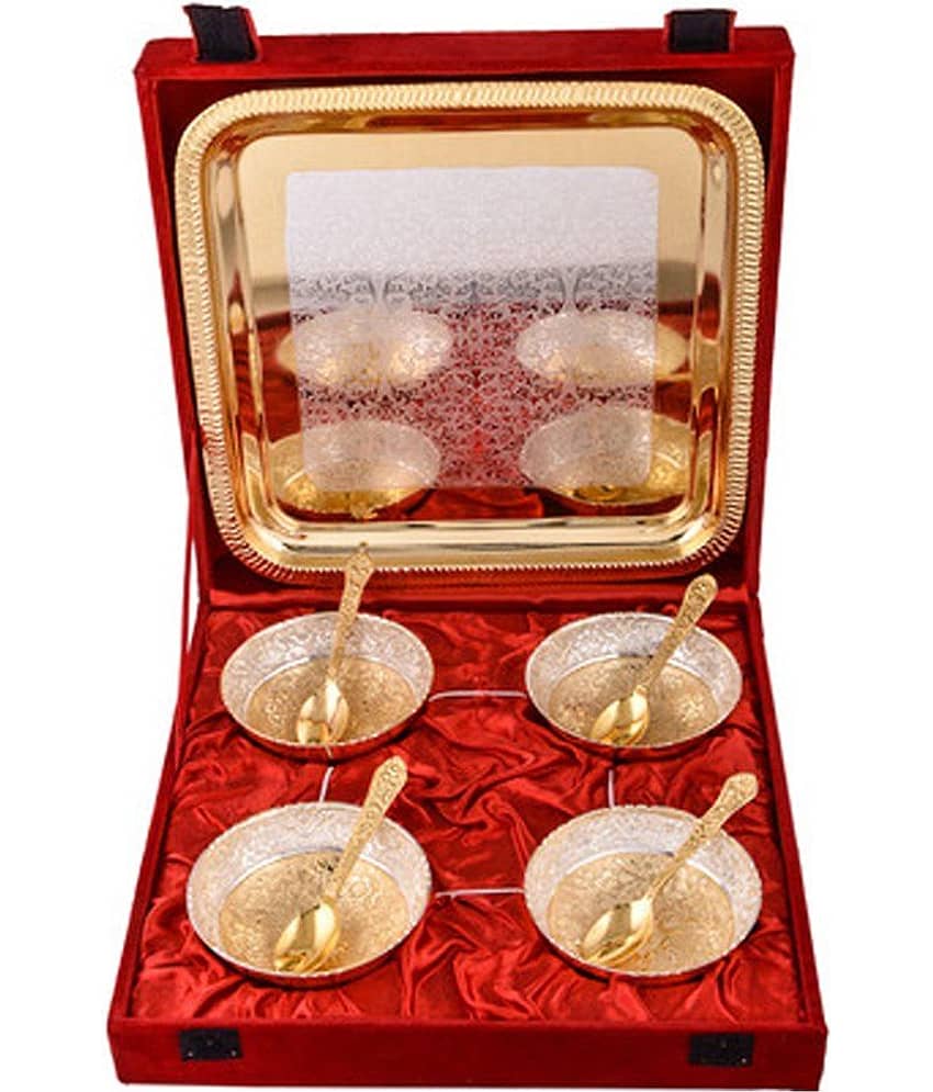 Being Nawab Two Tone Unique Bowl - Set of 9 Pcs