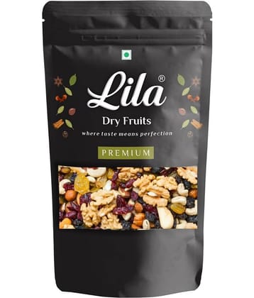 LILA DRY FRUITS Premium Trail Mix 1000 Grams Cashew, Raisin, Almond, Apricot & Berries