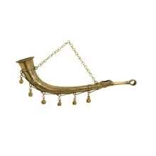 Traditional Musical Instrument Brass Tutari Sig Sringa Ranasringa Blowhorn Kombu