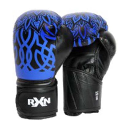 RXN Storm Sparring Boxing Gloves (Blue)-08 oz