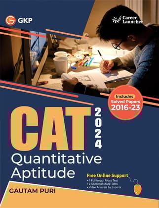GKP CAT 2024 - Quantitative Aptitude (QA) Guide with Solved Papers from 2016-2023 by Gautam Puri