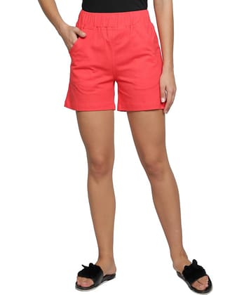 NUEVOSDAMAS Cotton Bermuda - Red Single