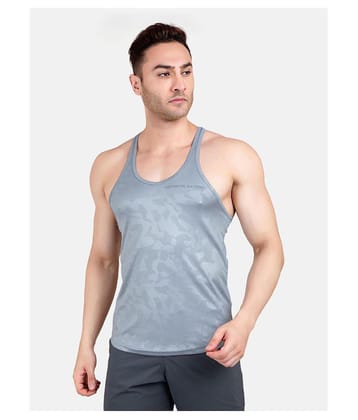 Aesthetic Nation Grey Sleeveless Vests - XL