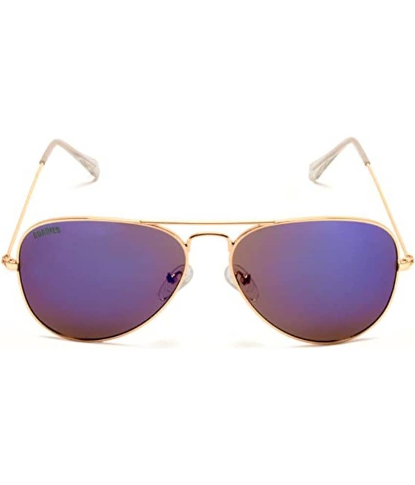 Roadies - Gold Pilot Sunglasses ( Pack of 1 )