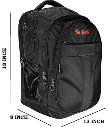 Da Tasche Black Polyester College Bag