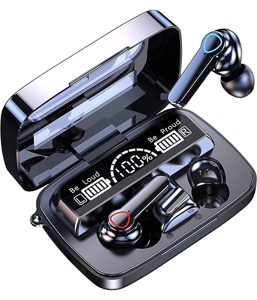 COREGENIX Power Earbuds Bluetooth True Wireless (TWS) In Ear 15 Hours Playback Noise isolation IPX4(Splash & Sweat Proof) Black