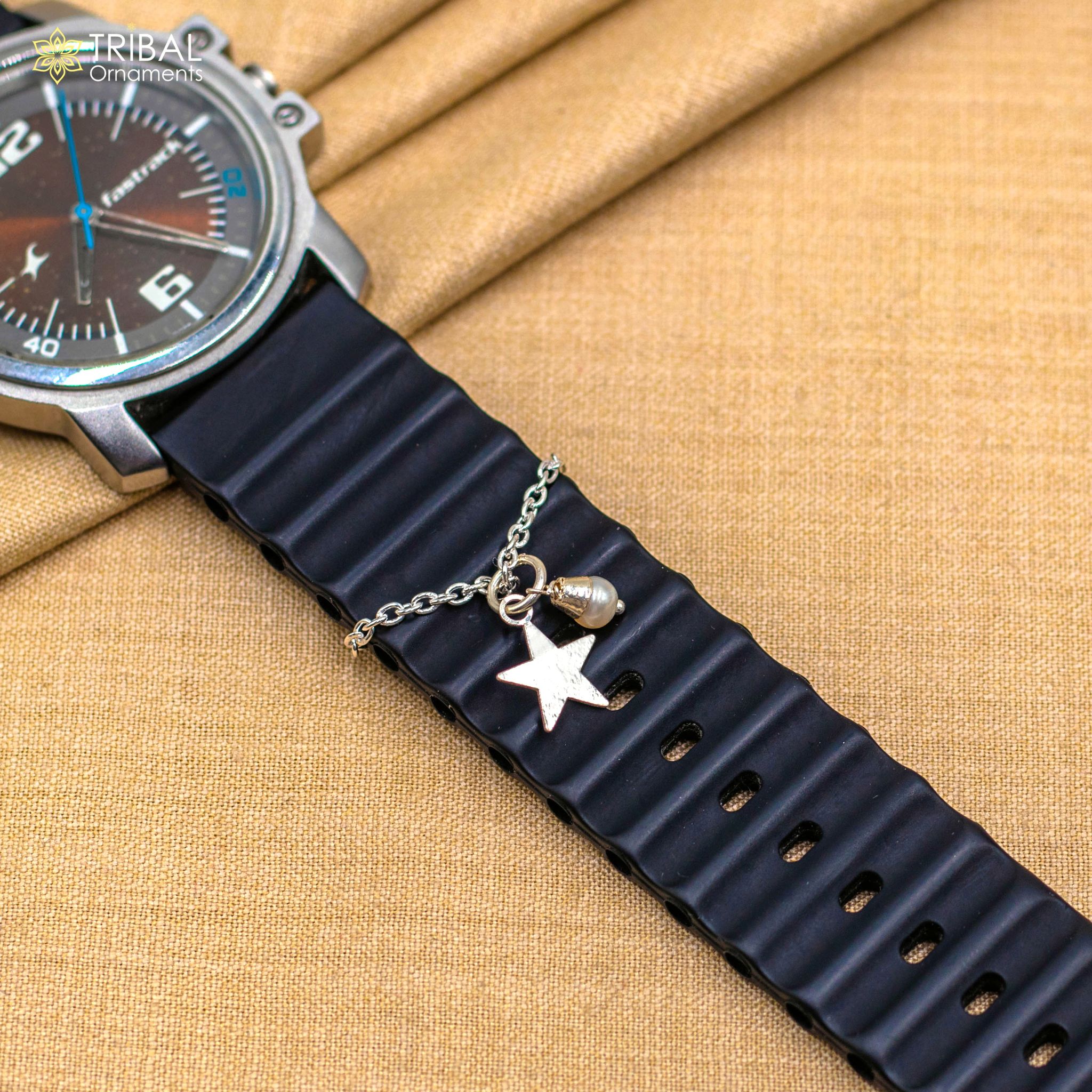 925 sterling silver star design watch charms wsc03
