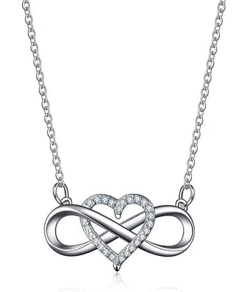 FASHION FRILL - Silver Pendant ( Pack of 1 )