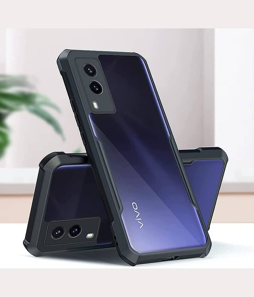VAKIBO Plain Cases Compatible For Rubber Vivo V21E ( Pack of 1 )