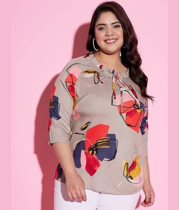 AUSTIVO Women's Viscose Regular Top ( Multicolor )