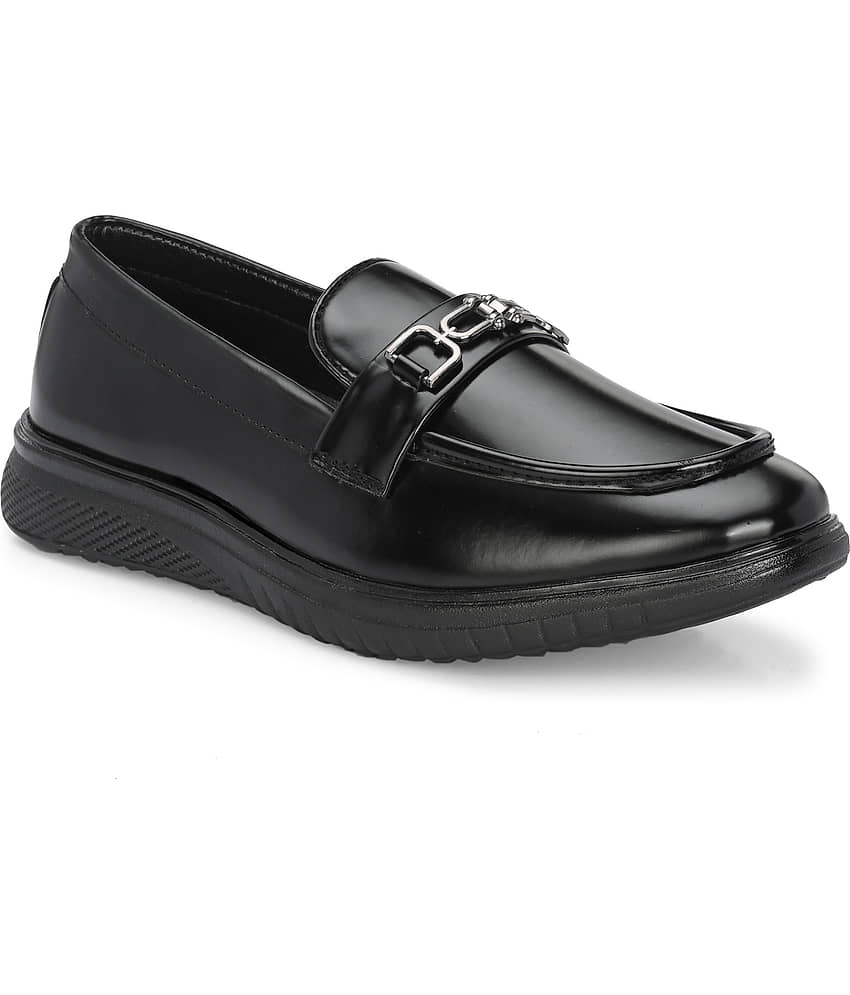 Bucik Black Men's Mocassin Formal Shoes