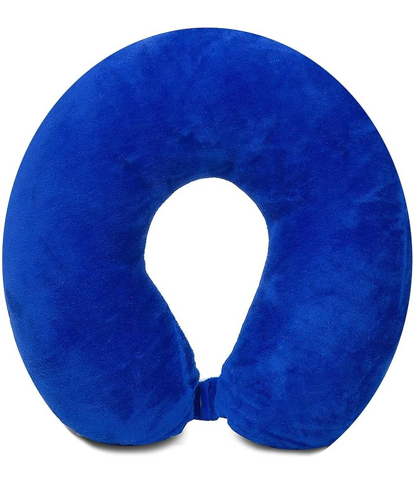 JUZZII Blue Neck Pillow ( Pack of 1 )