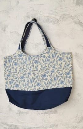 Flora Bag Elegant Printed Cotton Tote