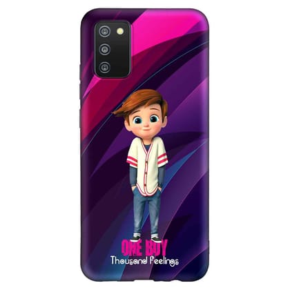 One Boy Thousand Feeligs Samsung F02S Premium Embossed Mobile cover