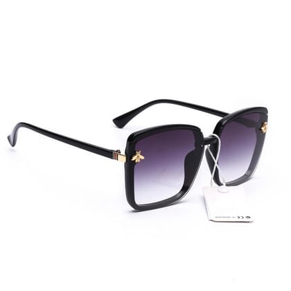 Dervin Cat Eye Women's Oversized Sunglasses (Grey)