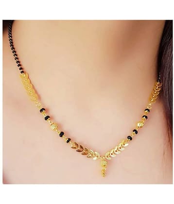 Bhagya Lakshmi Women's Pride Traditional Gold Plated Mangalsutra With Earrings For Women