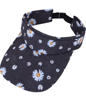 Zacharias - Black Cotton Women's Cap ( Pack of 1 )