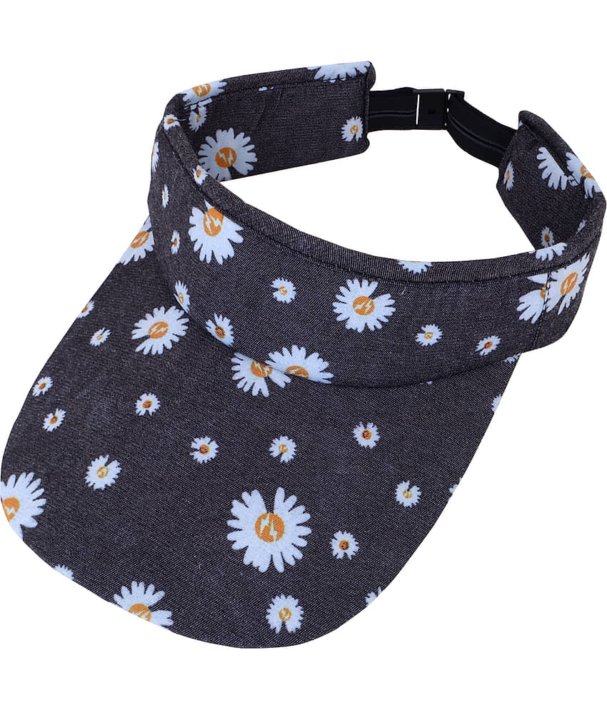 Zacharias - Black Cotton Women's Cap ( Pack of 1 )