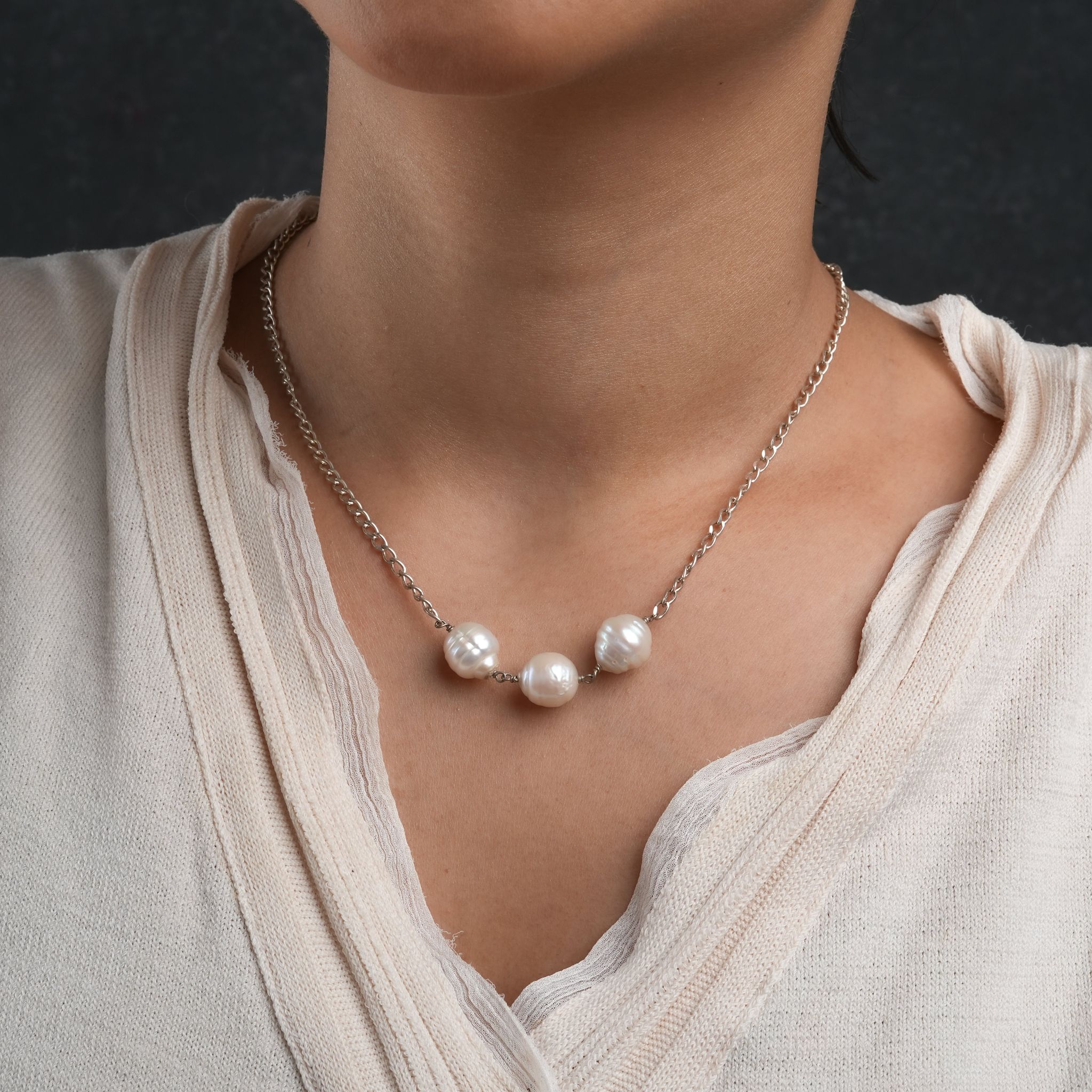 Pearl Trio Necklace