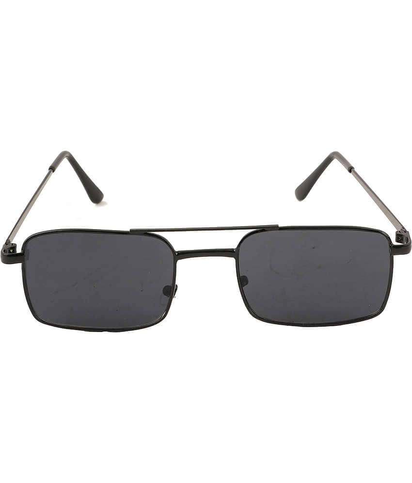 Bayberry Black Rectangular Sunglasses ( Pack of 1 )