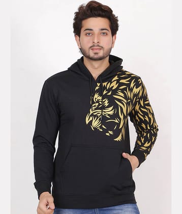 RELANE Cotton Blend Hooded Men's Sweatshirt - Navy ( Pack of 1 )