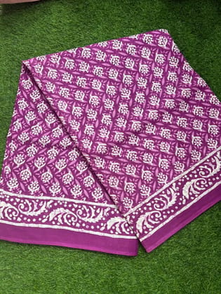 Jaipur block print saree