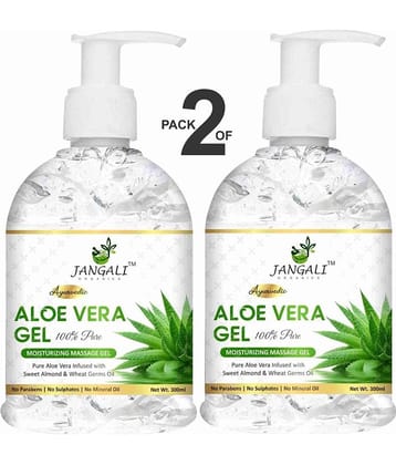 PURE JANGALI ORGANICS Aloe Vera Gel - Moisturize Skin & Younger Looking 600ML
