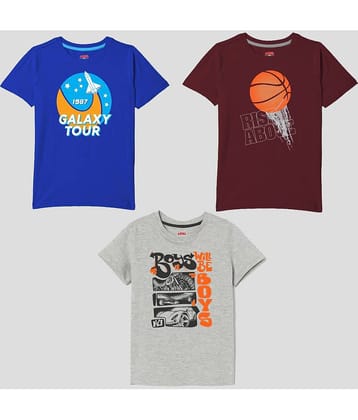 Ariel Pack of 1 Boys Cotton T-Shirt ( Multicolor )