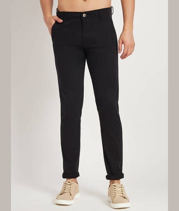 RAGZO Regular Flat Men's Chinos - Black ( Pack of 1 )