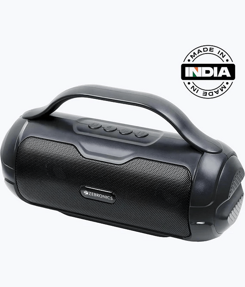 Zebronics feast 40 8 W Bluetooth Speaker Bluetooth V 5.3 with USB,SD card Slot,Call function Playback Time 16 hrs Black