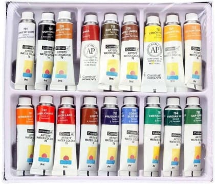 Camel Artist Water Colour 18 Assorted Shades