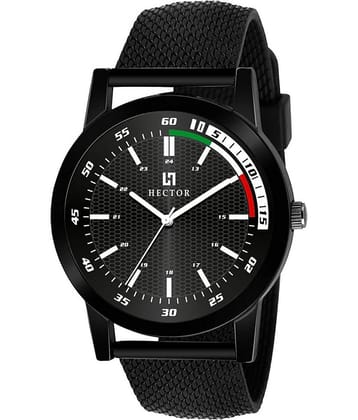 Hector Black Plastic Analog Men's Watch