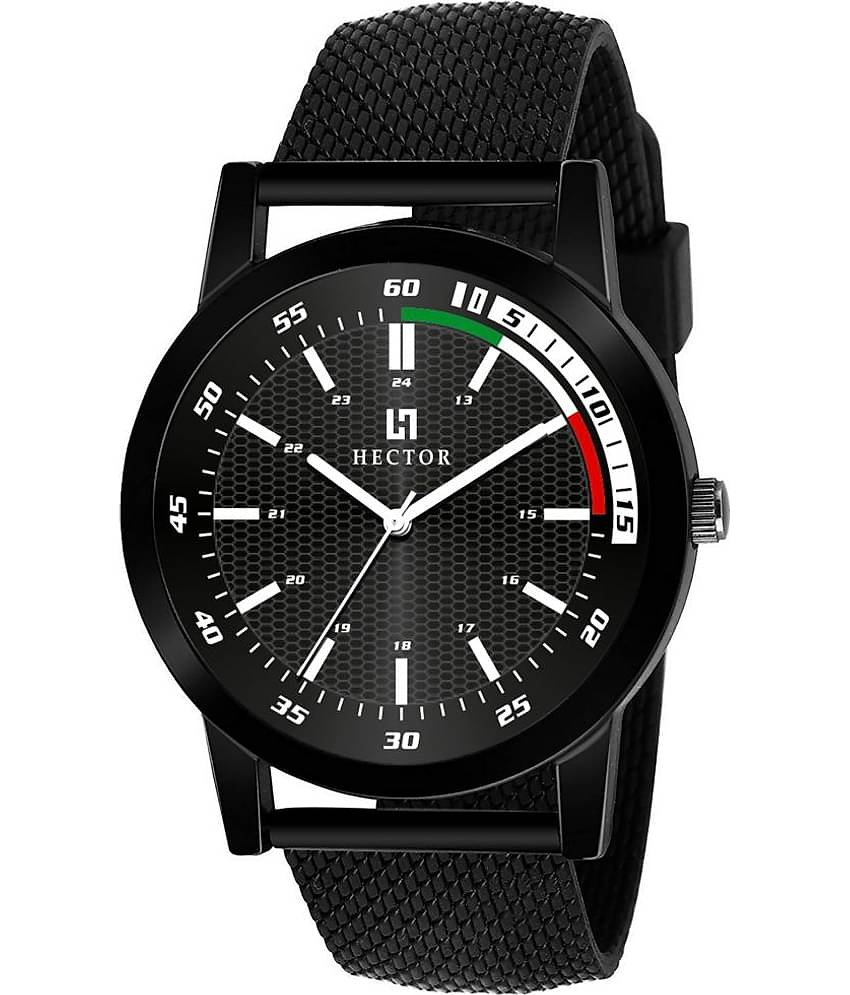 Hector Black Plastic Analog Men's Watch