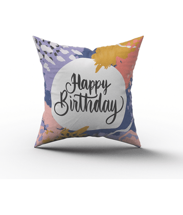 Ros - Multicolor Nylon Gifting Printed Cushion