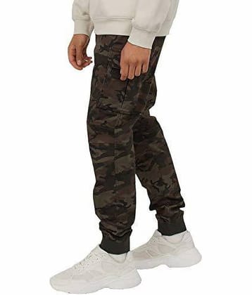 Reoutlook Slim Flat Men's Cargos - Brown ( Pack of 1 )