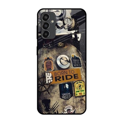 Ride Mode On Glass Case for Samsung Galaxy F13